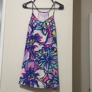 Lilly Pulitzer Pink and Blue Floral Dress